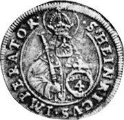 Germany 4 Kreuzer (Batzen) KM# 23 Bamberg / Bishopric Regular Coinage coin reverse