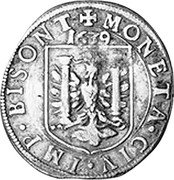 Germany 8 Gros (Teston) 1639 KM# 33 Besancon Free City / Standard Coinage coin obverse