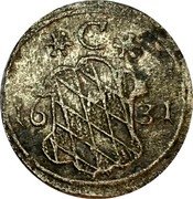 Germany Pfennig 1631 KM# 242 Electorate / Regular Coinage coin obverse Germany Pfennig 1631 KM# 242 Electorate / Regular Coinage coin obverse