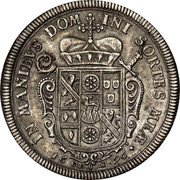 Germany Thaler 1696 CB KM# 89 Bamberg / Bishopric Regular Coinage coin reverse