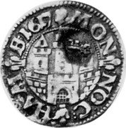 Germany 1/16 Thaler ND Host Date 1617 KM# 75.5 Bremen / Free City / CounterMarked Coinage coin obverse Germany 1/16 Thaler ND Host Date 1617 KM# 75.5 Bremen / Free City / CounterMarked Coinage coin obverse