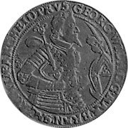 Germany 1/2 Thaler 1634 (q) KM# 124.1 Electorate and Margraviate / Regular Coinage coin obverse Germany 1/2 Thaler 1634 (q) KM# 124.1 Electorate and Margraviate / Regular Coinage coin obverse