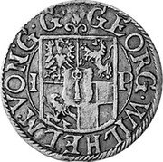 Germany 1/24 Thaler (Groschen) 1625 IP KM# 119 Electorate and Margraviate / Regular Coinage coin obverse