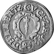 Germany 1/24 Thaler (Groschen) 1657 KM# 245 Electorate and Margraviate / Regular Coinage coin reverse