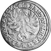 Germany 1/24 Thaler (Groschen) 1661 AB KM# 319 Electorate and Margraviate / Regular Coinage coin obverse