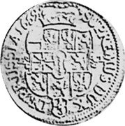 Germany 1/3 Thaler (1/2 Gulden) KM# 391 Electorate and Margraviate / Regular Coinage coin reverse