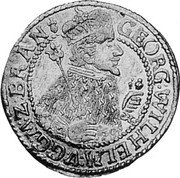 Germany 1/4 Thaler (16)24 (q) KM# 86.7 Electorate and Margraviate / Regular Coinage coin obverse