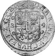 Germany 1/4 Thaler (16)24 (q) KM# 86.7 Electorate and Margraviate / Regular Coinage coin reverse