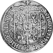 Germany 1/4 Thaler (16)25 (q) KM# 86.14 Electorate and Margraviate / Regular Coinage coin reverse Germany 1/4 Thaler (16)25 (q) KM# 86.14 Electorate and Margraviate / Regular Coinage coin reverse