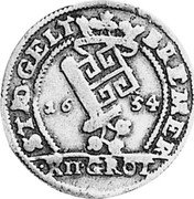 Germany 12 Grote (1/6 Thaler) 1654 KM# 122 Bremen / Free City / Regular Coinage coin obverse