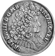 Germany 2/3 Thaler (Gulden) 1691 LCS KM# 556 Electorate and Margraviate / Regular Coinage coin obverse