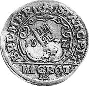 Germany 3 Grote (1/24 Thaler) 1672 HL KM# 147 Bremen / Free City / Regular Coinage coin obverse
