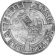 Germany 4 Grote (Flinderken) 1646 (g) KM# 108 Bremen / Free City / Regular Coinage coin obverse Germany 4 Grote (Flinderken) 1646 (g) KM# 108 Bremen / Free City / Regular Coinage coin obverse