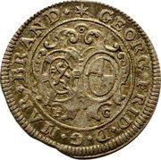 Germany 4 Kreuzer (Batzen) 1696 KM# 124 Margraviate / Regular Coinage coin obverse