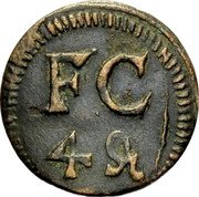 Germany 4 Pfenning Joachim Ernest 1622 KM# 22 coin reverse