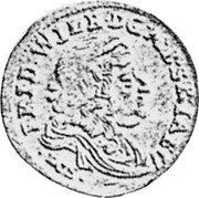 Germany 6 Gröscher 1685 LCS KM# 519 Electorate and Margraviate / Regular Coinage coin obverse Germany 6 Gröscher 1685 LCS KM# 519 Electorate and Margraviate / Regular Coinage coin obverse