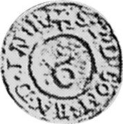 Germany Kortling (1/84 Thaler) ND KM# 386 Electorate and Margraviate / Regular Coinage coin reverse