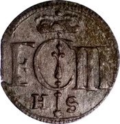 Germany Schilling (1/32 Thaler) 1693 HS KM# 590 Electorate and Margraviate / Regular Coinage coin obverse