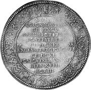 Germany Thaler 1640 DK KM# 178 Electorate and Margraviate / Regular Coinage coin reverse