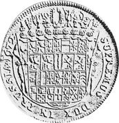 Germany Thaler 1672 TT KM# 424 Electorate and Margraviate / Regular Coinage coin reverse