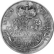 Germany Thaler 1692 LCS-IBS KM# 586.1 Electorate and Margraviate / Regular Coinage coin reverse Germany Thaler 1692 LCS-IBS KM# 586.1 Electorate and Margraviate / Regular Coinage coin reverse