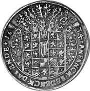Germany Thaler KM# 125 Electorate and Margraviate / Regular Coinage coin reverse Germany Thaler KM# 125 Electorate and Margraviate / Regular Coinage coin reverse