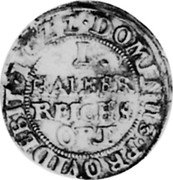 Germany 1/2 Reichsort (1/8 Thaler) KM# 21 Brunswick-Harburg / Duchy / Regular Coinage coin reverse Germany 1/2 Reichsort (1/8 Thaler) KM# 21 Brunswick-Harburg / Duchy / Regular Coinage coin reverse