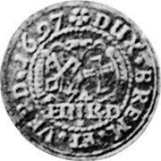 Germany 1/24 Thaler (Groschen) 1697 LM KM# 115 Swedish Rule / Regular Coinage coin reverse