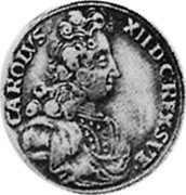 Germany 1/6 Thaler (4 Groschen) 1697 LM KM# 117 Swedish Rule / Regular Coinage coin obverse