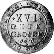 Germany 16 Gute Groschen (2/3 Thaler) 1693 JJJ KM# 347.1 Brunswick-Lüneburg-Celle / Duchy / Regular Coinage coin obverse