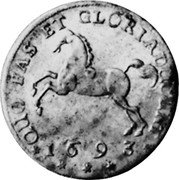 Germany 16 Gute Groschen (2/3 Thaler) 1693 JJJ KM# 347.1 Brunswick-Lüneburg-Celle / Duchy / Regular Coinage coin reverse