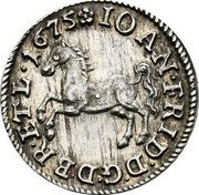 Germany 2 Mariengroschen 1675 KM# 106 Brunswick-Lüneburg-Calenberg / Duchy / Regular Coinage coin obverse