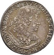 Germany 24 Mariengroschen (2/3 Thaler) 1675 RB KM# 168 Brunswick-Lüneburg-Calenberg / Duchy / Regular Coinage coin obverse