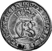 Germany 4 Mark 1667 MM KM# 64 Swedish Rule / Regular Coinage coin obverse Germany 4 Mark 1667 MM KM# 64 Swedish Rule / Regular Coinage coin obverse