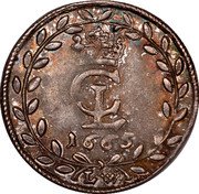 Germany Halb Ort Halb (1/4 Ort) 1665 LW KM# 248 Brunswick-Lüneburg-Celle / Duchy / Regular Coinage coin obverse