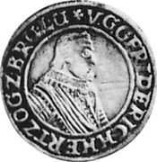 Germany Halb Reichsort (1/8 Thaler) ND (1648) LW KM# 172.2 Brunswick-Lüneburg-Celle / Duchy / Regular Coinage coin obverse Germany Halb Reichsort (1/8 Thaler) ND (1648) LW KM# 172.2 Brunswick-Lüneburg-Celle / Duchy / Regular Coinage coin obverse