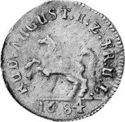 Germany 2 Mariengroschen 1684 GFN KM# 551 Brunswick-Wolfenbüttel / Duchy / Regular Coinage coin obverse