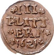Germany 3 Flitter 1621 HH KM# 259 Brunswick-Wolfenbüttel / Duchy / Regular Coinage coin reverse Germany 3 Flitter 1621 HH KM# 259 Brunswick-Wolfenbüttel / Duchy / Regular Coinage coin reverse