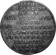 Germany Halb Reichsort (1/8 Thaler) 1665 LW KM# 265 Brunswick-Lüneburg-Celle / Duchy / Regular Coinage coin reverse Germany Halb Reichsort (1/8 Thaler) 1665 LW KM# 265 Brunswick-Lüneburg-Celle / Duchy / Regular Coinage coin reverse