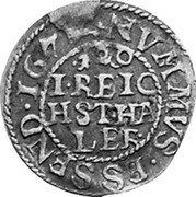 Germany 1/120 Thaler KM# 15 Abbey / Regular Coinage coin reverse