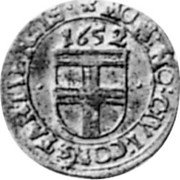 Germany 1/2 Batzen (2 Kreuzer) 1652 KM# 160 Constance Free City coin obverse