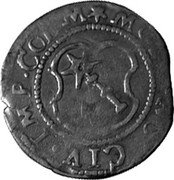 Germany 2 Kreuzer (1/2 Batzen) ND KM# 8 Colmar City / Regular Coinage coin reverse