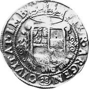 Germany 28 Stüber (2/3 Thaler) ND KM# 10.2 Emden / Free City / Regular Coinage coin obverse