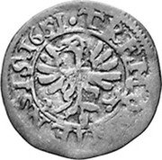 Germany 6 Pfenning (1/2 Schilling) 1651 KM# 45 Dortmund City / Regular Coinage coin obverse