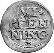 Germany 6 Pfenning (1/2 Schilling) 1651 KM# 45 Dortmund City / Regular Coinage coin reverse