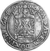 Germany 6 Stüber 1674 CP KM# 27 Emden / Free City / Regular Coinage coin obverse