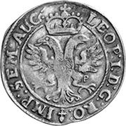 Germany 6 Stüber 1674 CP KM# 27 Emden / Free City / Regular Coinage coin reverse