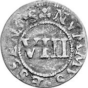 Germany 8 Heller (1/120 Thaler) 1656 KM# 5 Abbey / Regular Coinage coin reverse Germany 8 Heller (1/120 Thaler) 1656 KM# 5 Abbey / Regular Coinage coin reverse