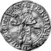 Germany Ducat 1644 Orb in right hand KM# 352 Free City (Köln) / Trade Coinage coin obverse Germany Ducat 1644 Orb in right hand KM# 352 Free City (Köln) / Trade Coinage coin obverse