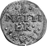 Germany Mattier 1631 (e) KM# 30 Benedictine Abbey / Regular Coinage coin reverse Germany Mattier 1631 (e) KM# 30 Benedictine Abbey / Regular Coinage coin reverse